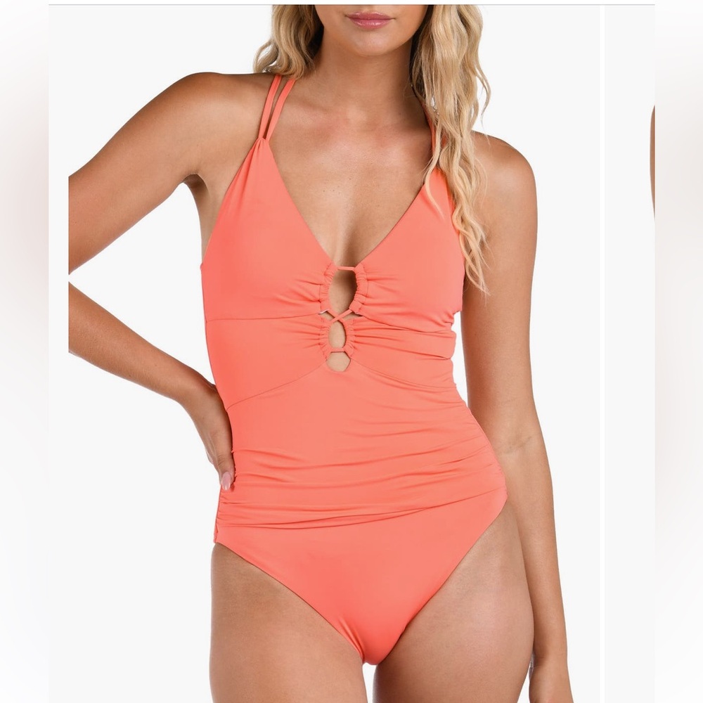 La Blanca Coral One-Piece Swimsuit with Ring Detail